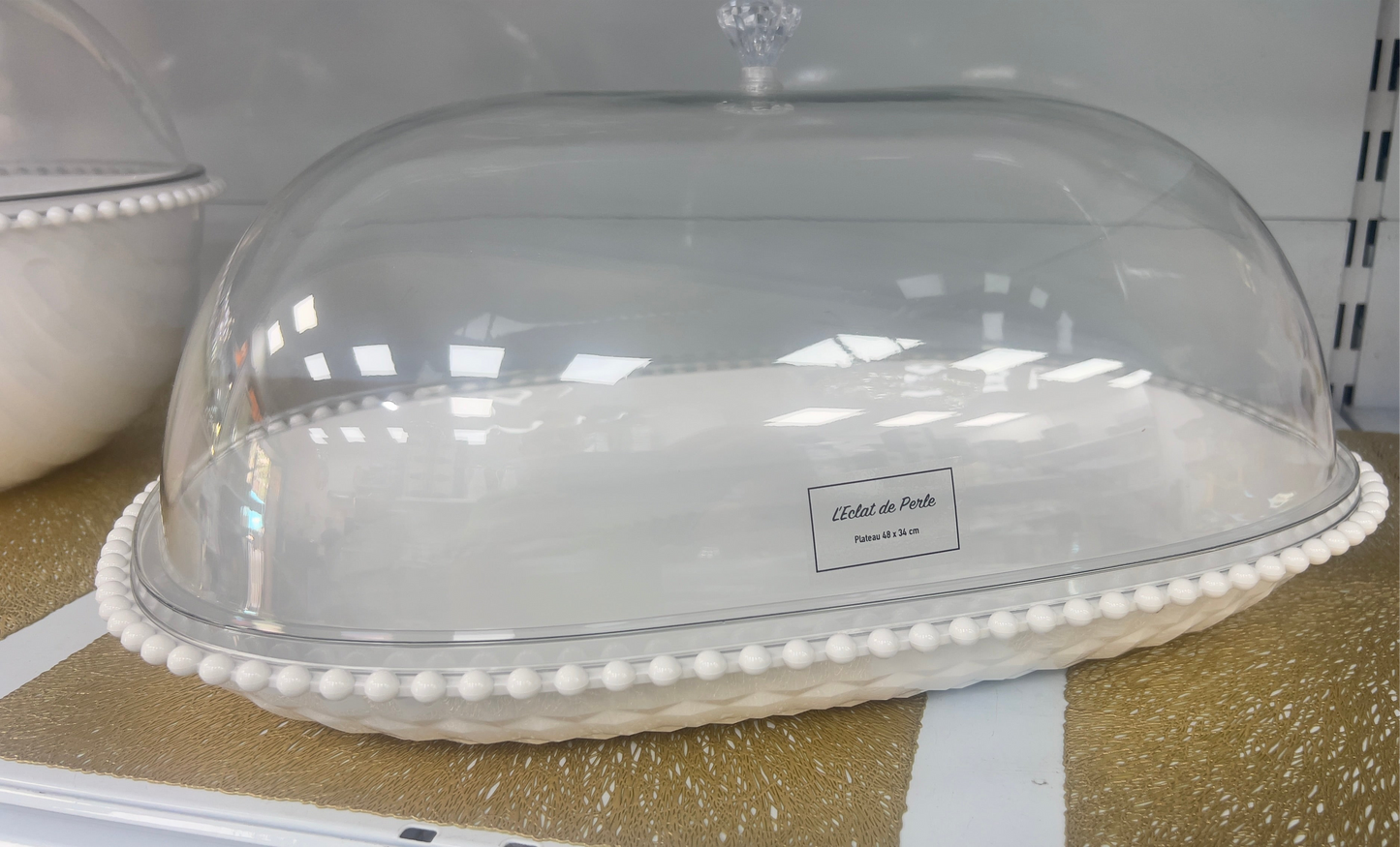 LOT DE 2 saladiers: 32 cm ROND+ 48 cm ovale