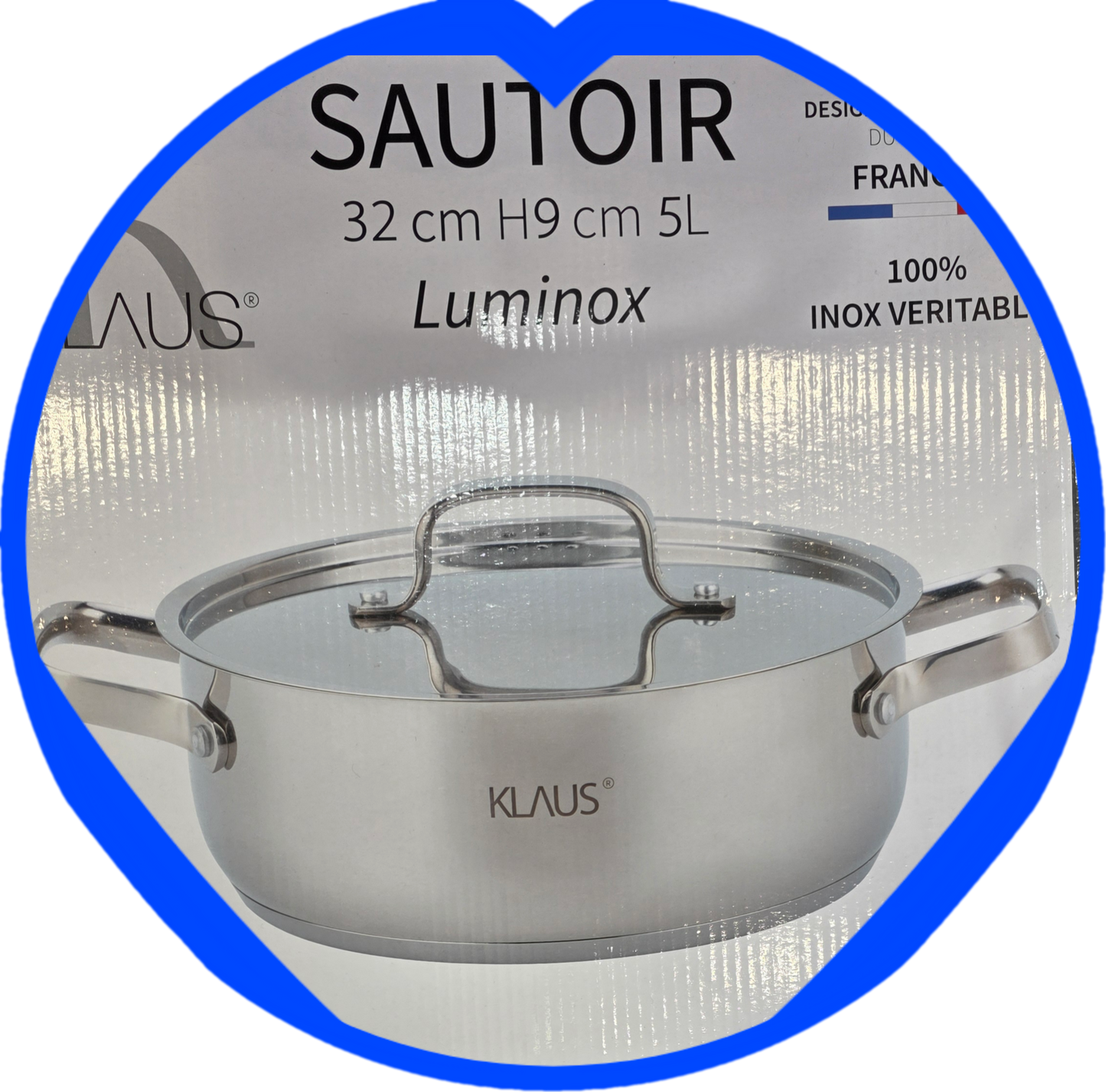 SAUTOIR BASSE 32X9 CM INDUCTION