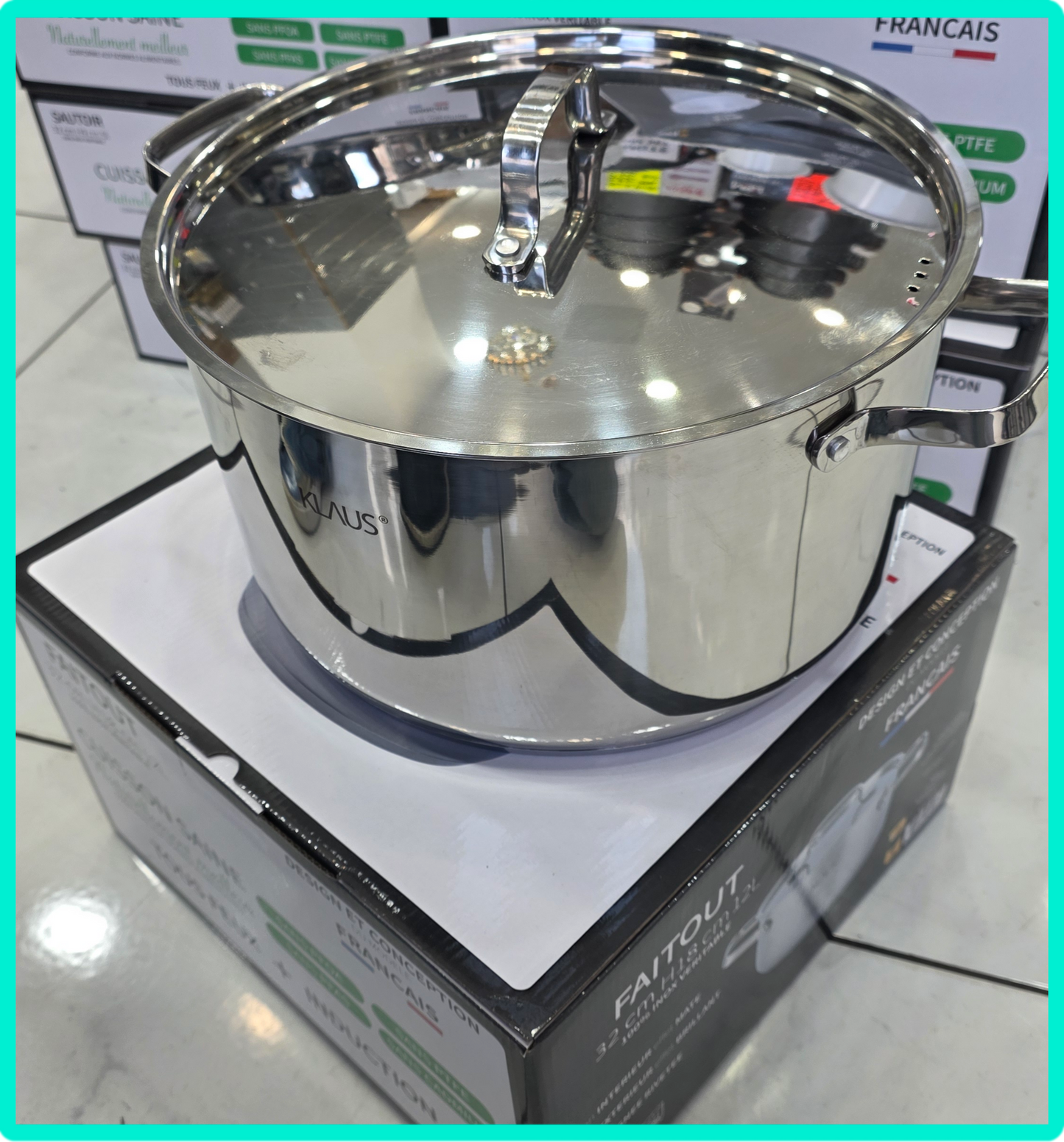 FAITOUT KLAUS 32X18 CL INDUCTION TOUS FEUX