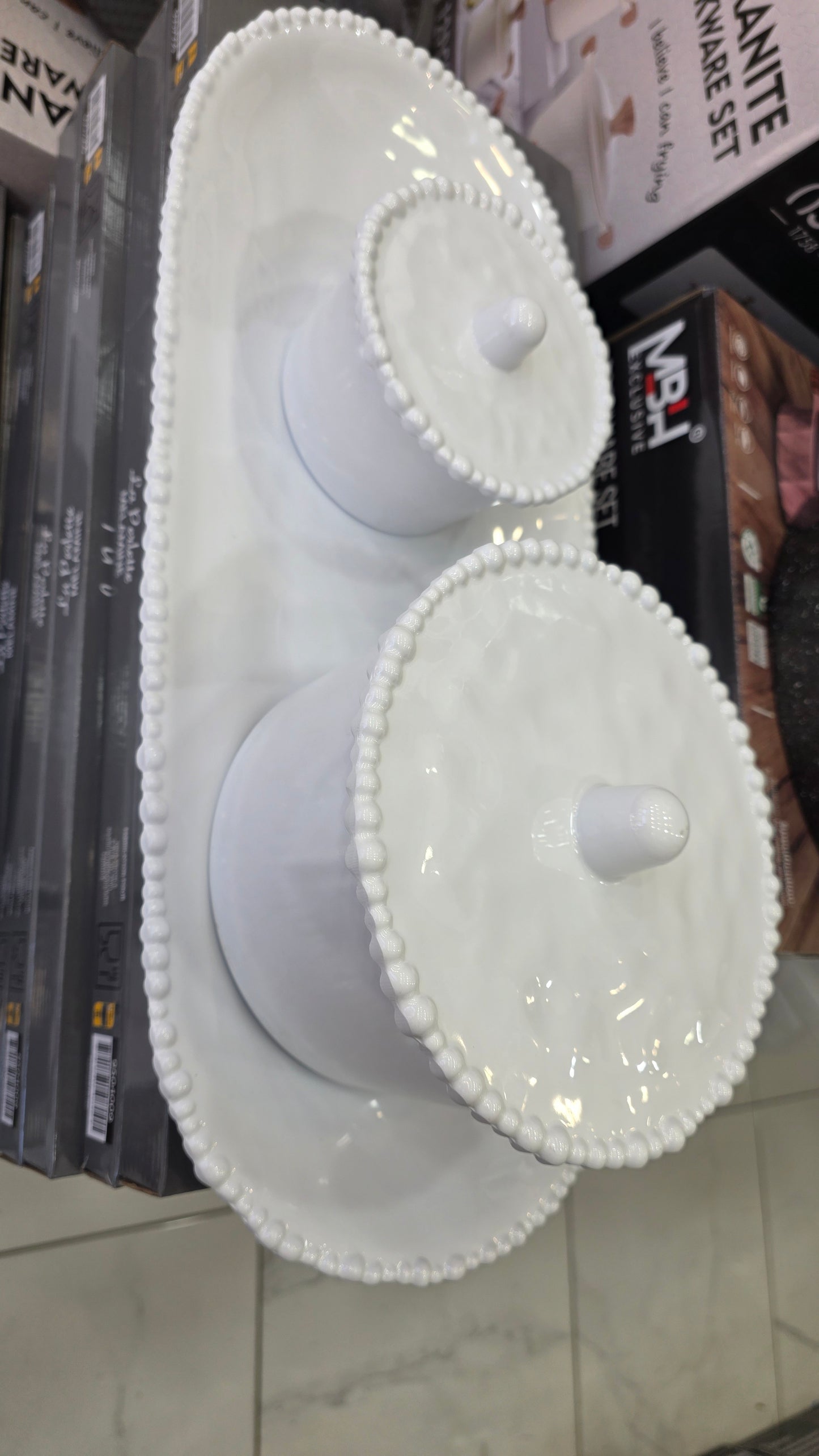 Grand PLAT RECTANGULAIRE L53 CM l24 cm h 3.60 cm