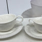 TASSE A CAFE BLANC MODEL PERLE.. PETITE TAILLE