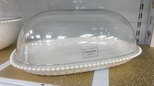 SALADIER OVAL 48 cm L'ECLAT DE PERLE EN MELAMINE