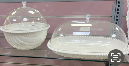 LOT DE 2 saladiers: 32 cm ROND+ 48 cm ovale