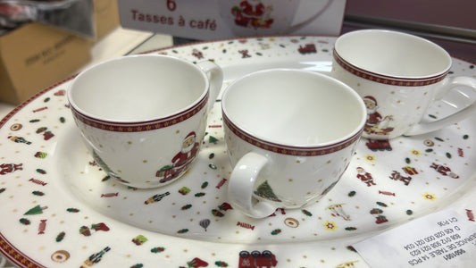 6 TASSE NOEL