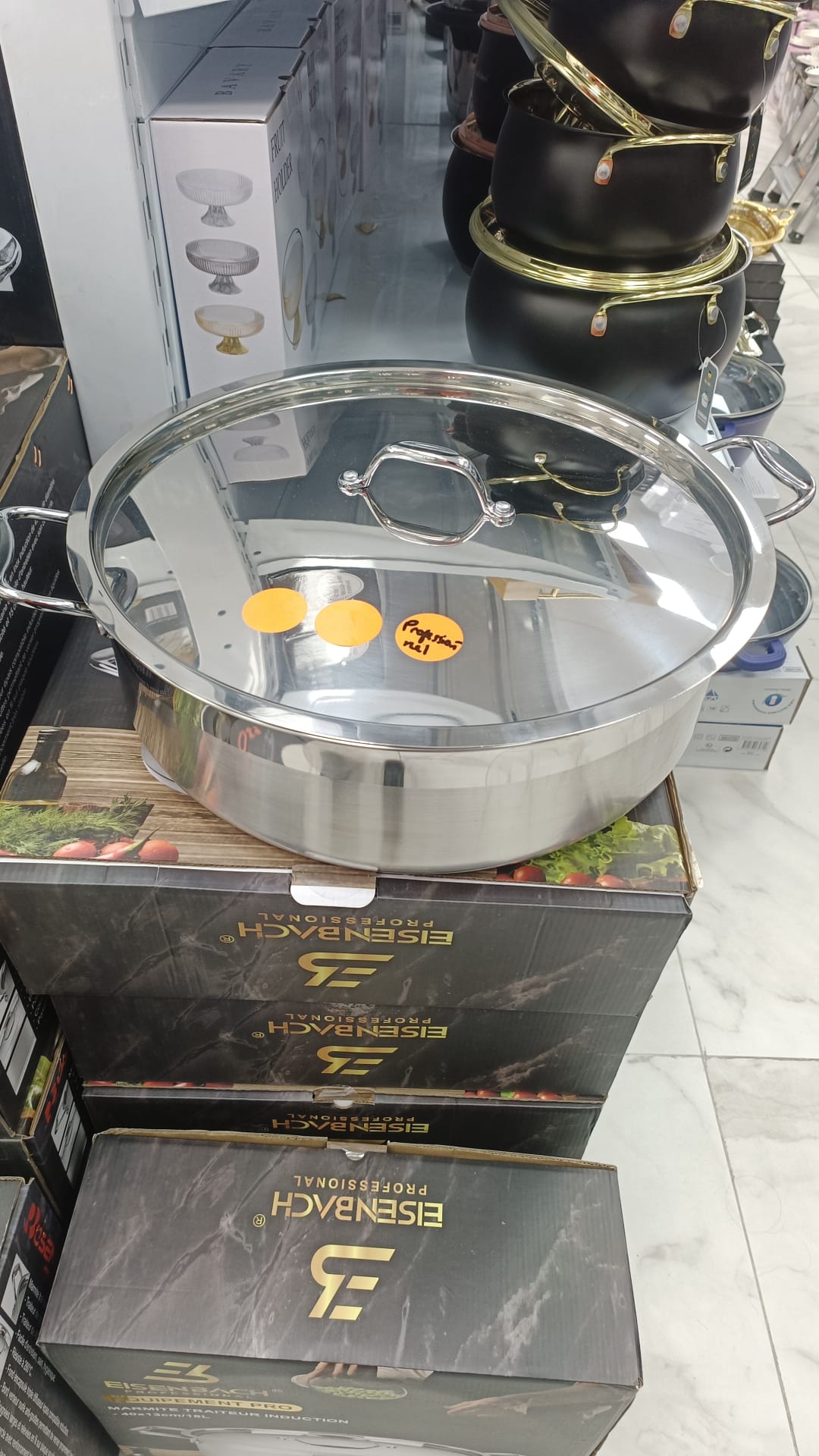 SAUTOIR INOX PROFESSIONEL 50 cm x 16 cm Induction