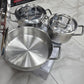 Ensemble de 3 produits professionnel :  marmite 24 cm+ faitout 28 cm+ sautoir 36cm