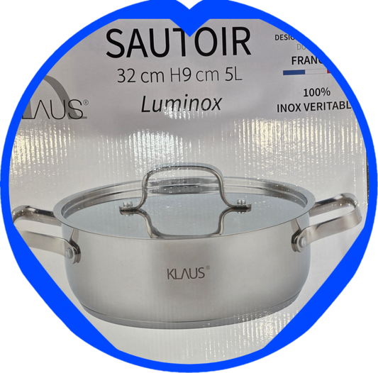 SAUTOIR BASSE 32X9 CM INDUCTION