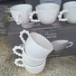 6 TASSE A CAFE  EXPRRSSO 100 ml. PERLETTE