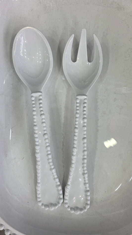 2  GRANDES CUILLIÈRES DE SALADE