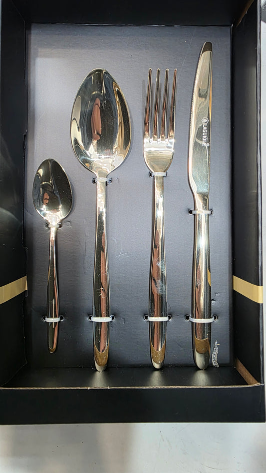 LA GUIOLE MENAGERE 24 PCS COULEUR CHAMPAGNE