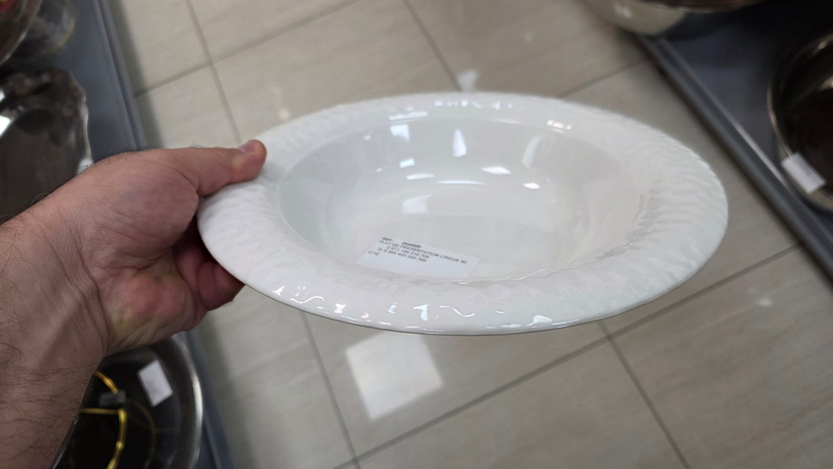 PLAT DE PRESENTATION en mélamine CREUX 35 CM- Le Lot de  12 PCS