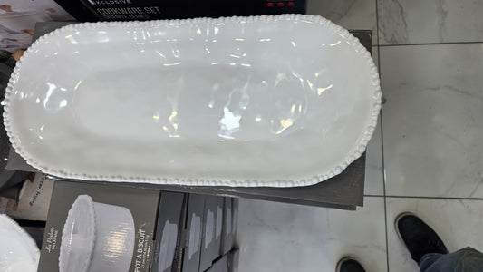 Grand PLAT RECTANGULAIRE L53 CM l24 cm h 3.60 cm