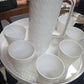 CARAFFE D’EAU  AVEC 6 Verres et Un plateau: Ensemle de 8 pièces