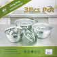 3 SALADIER INOX AVEC COUVERCLES